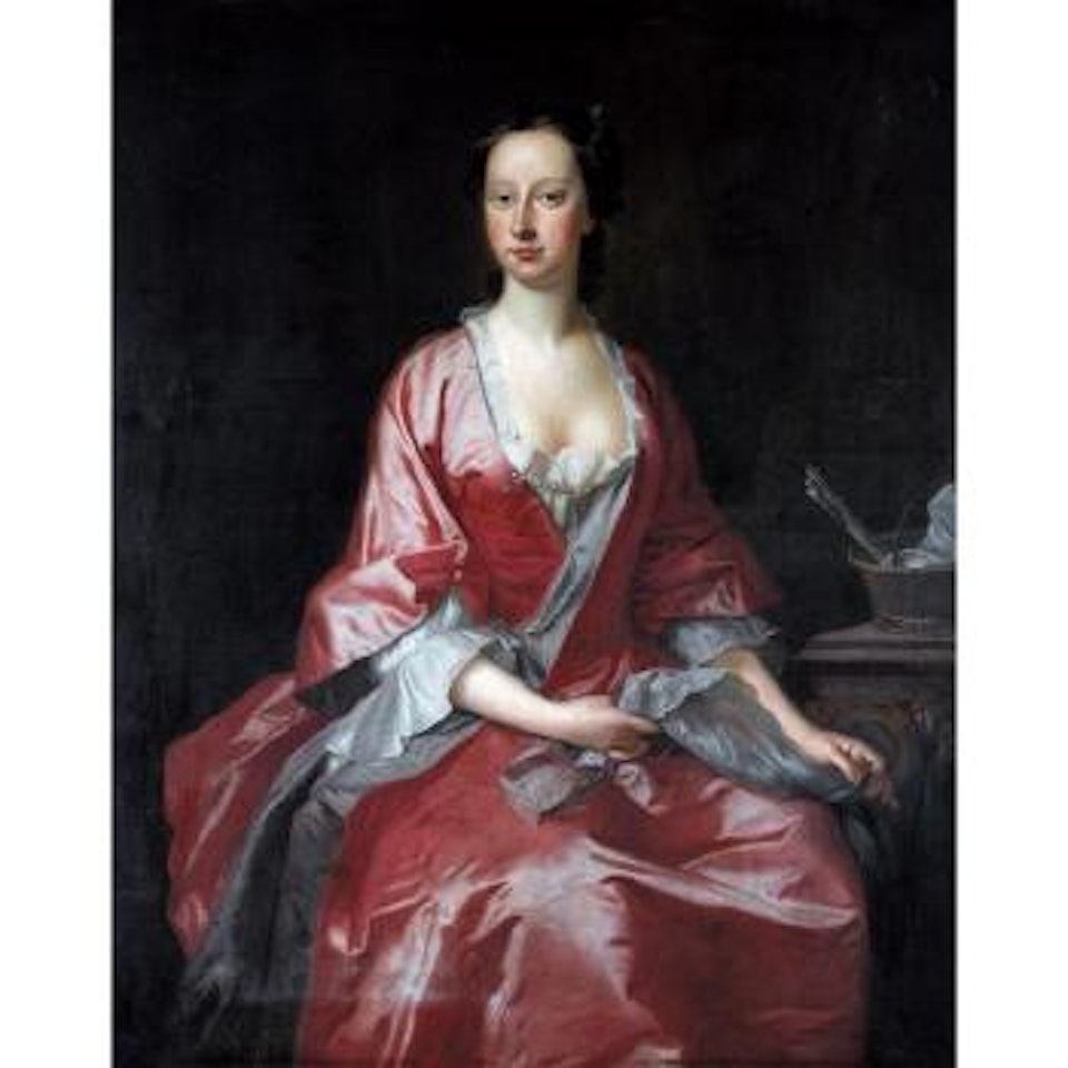 Portrait of Margaret Ayshford, wife of John Wise by Thomas Hudson