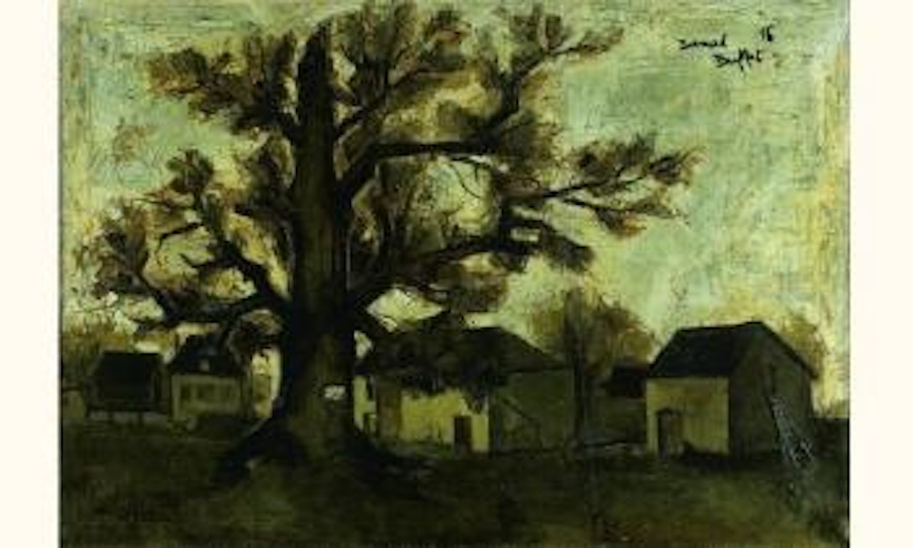 Le grand chene a Tellieres-le-Plessis, Orne by Bernard Buffet