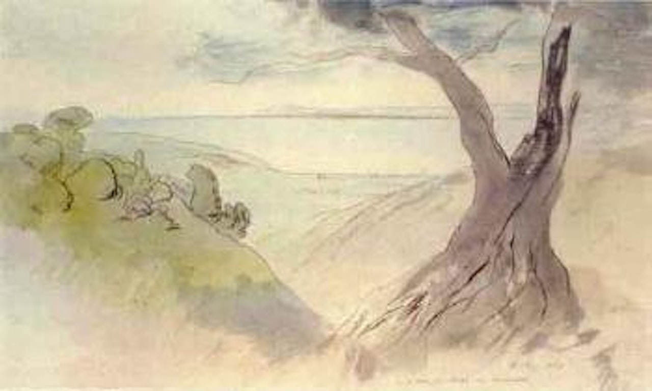 On the road from Rakle near Kremnidi, Ionian Islands by Edward Lear