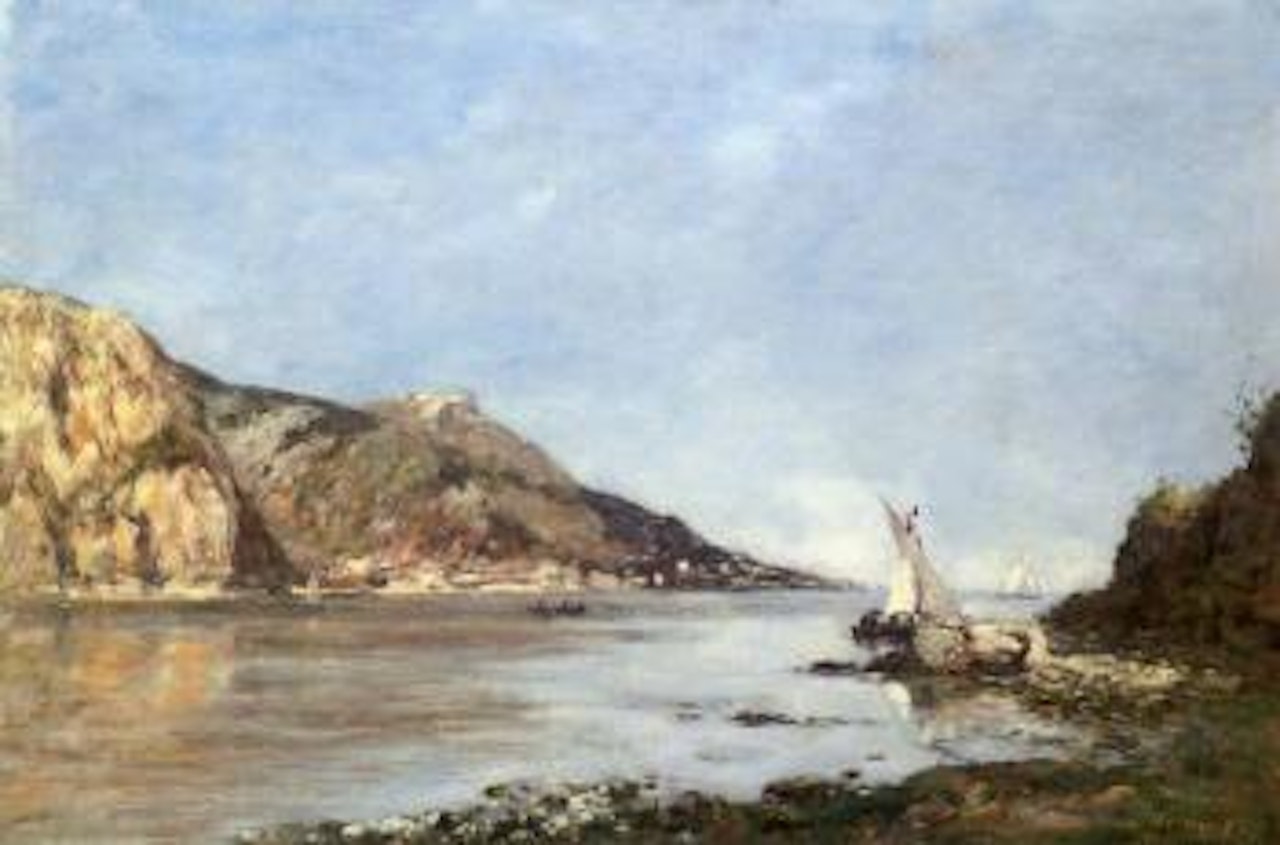 La Baie des Fourmis, Beaulieu by Eugène Boudin