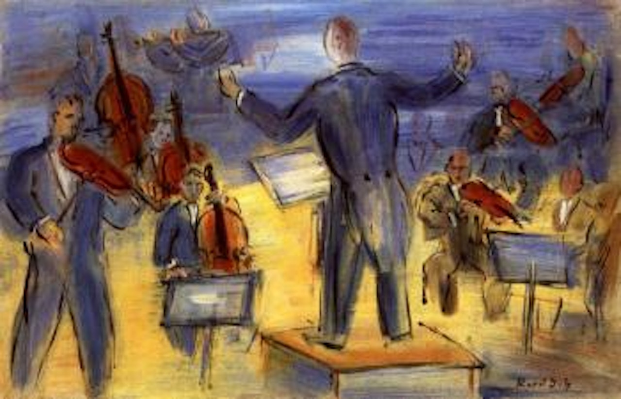 L'orchestre by Raoul Dufy