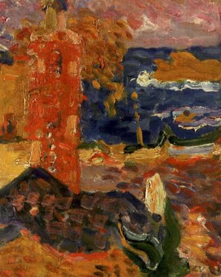 Le phare des Banyuls by Louis Valtat