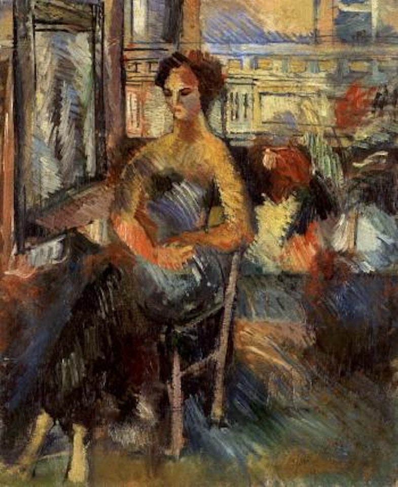 Femme dans un interieur by Jean Dufy