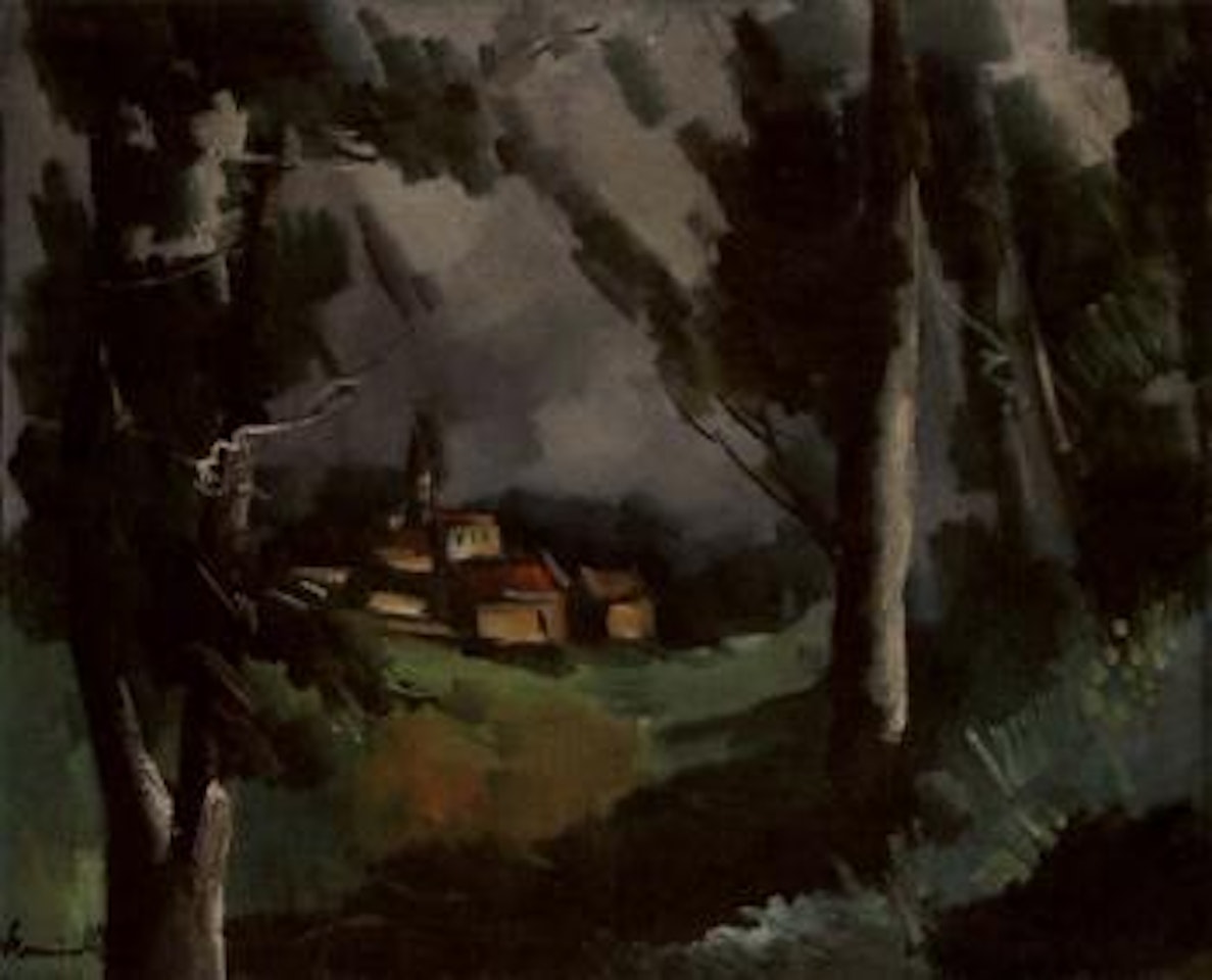 Le village by Maurice de Vlaminck