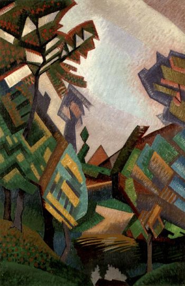 Paysage pres du Cateau by Auguste Herbin