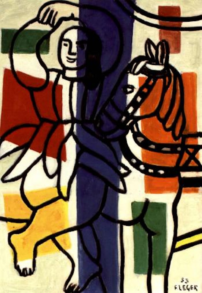 La danseuse au cheval by Fernand Leger