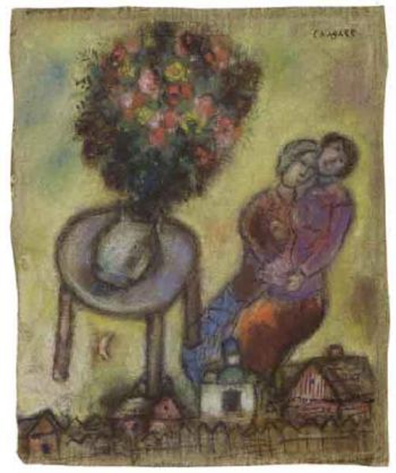 Les amoureux by Marc Chagall