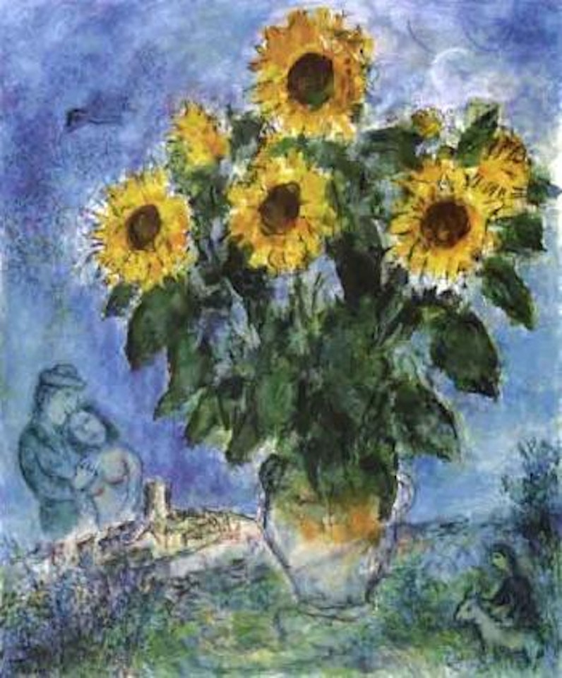 Tournesols a Saint-Paul by Marc Chagall