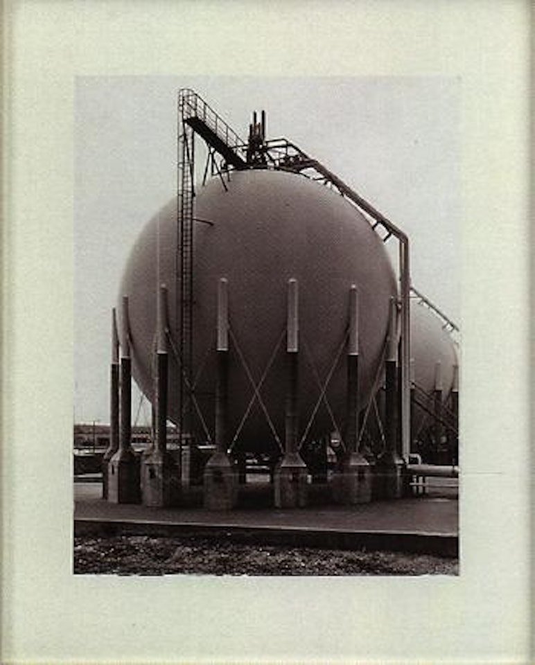 Six spherical gasholders by Bernd & Hilla Becher