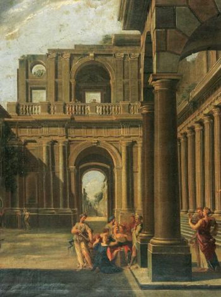 Helene embarquant pour Troie. Achille et les filles de Lycomede by Viviano Codazzi