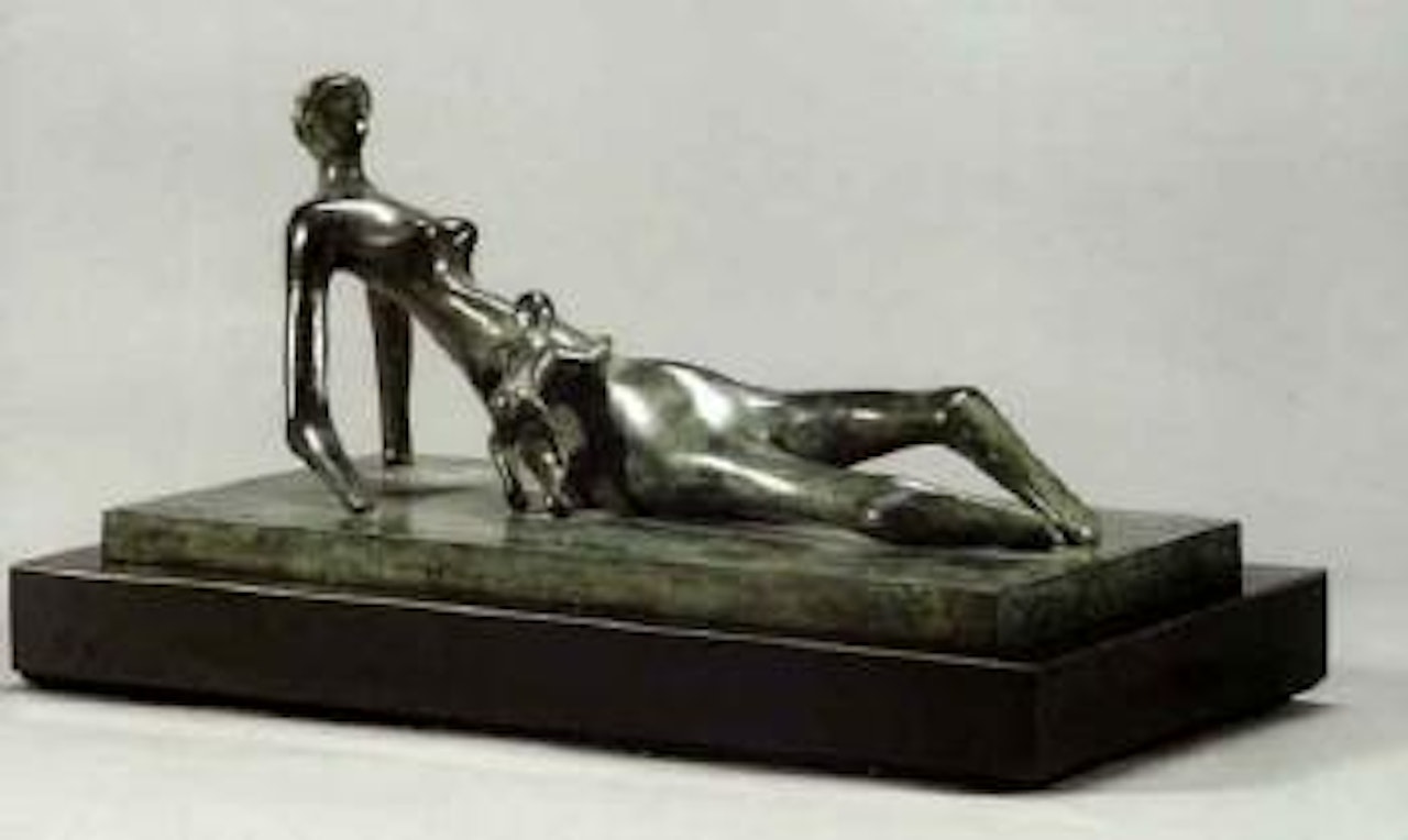 Reclining mother and child III by Henry Moore