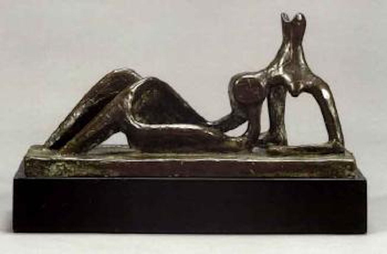 Small maquette no.1 for reclining figure by Henry Moore