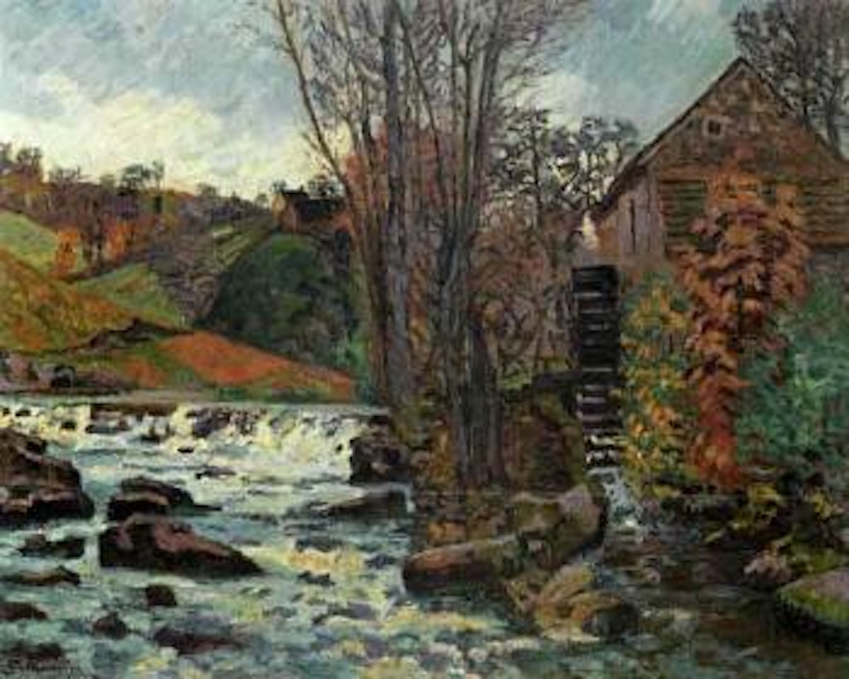 Le moulin Bouchardon a Crozant by Armand Guillaumin