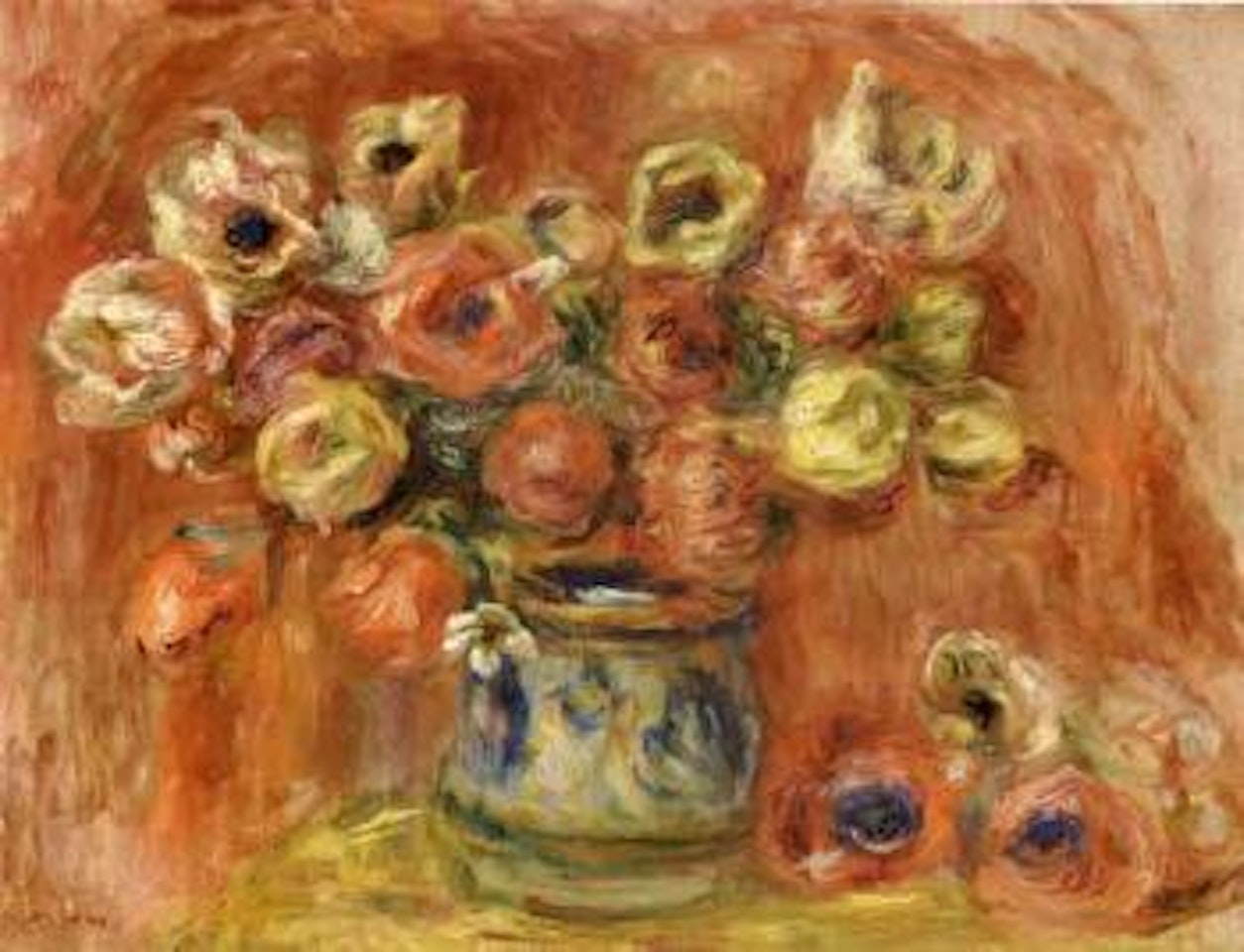 Bouquet de fleurs by Pierre-Auguste Renoir