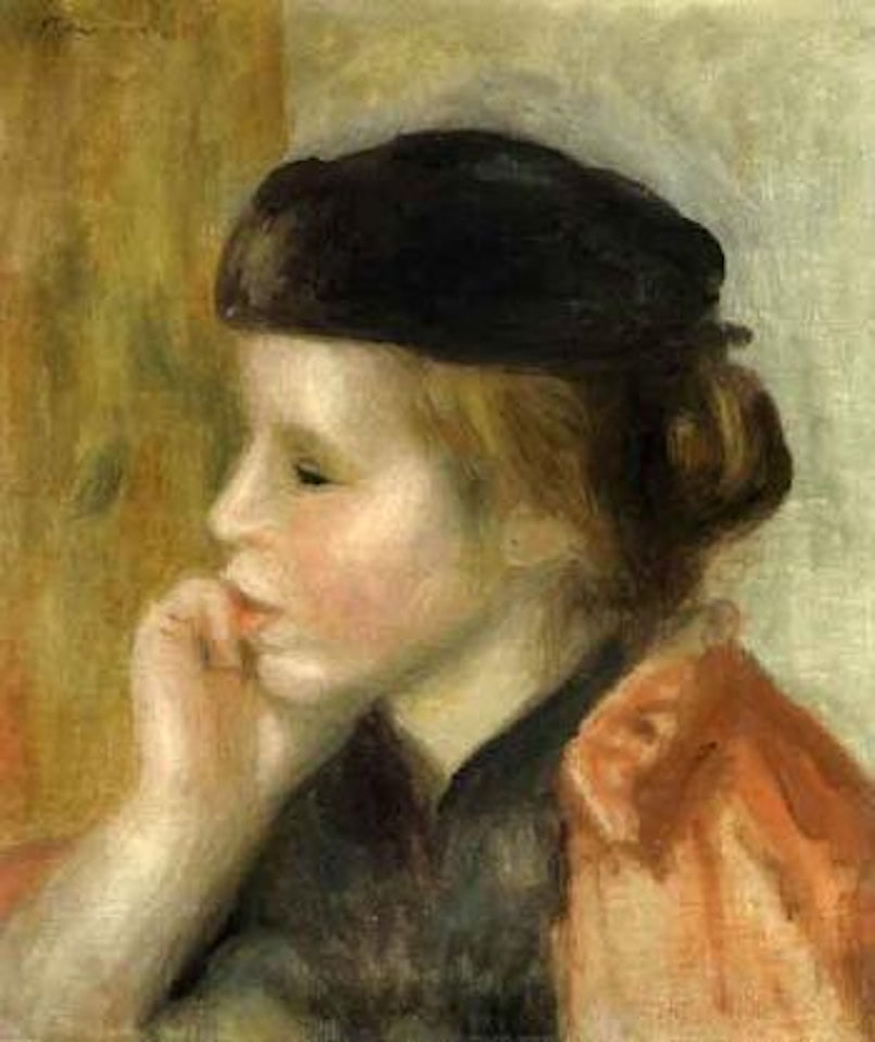 Jeune fille a la toque by Pierre-Auguste Renoir