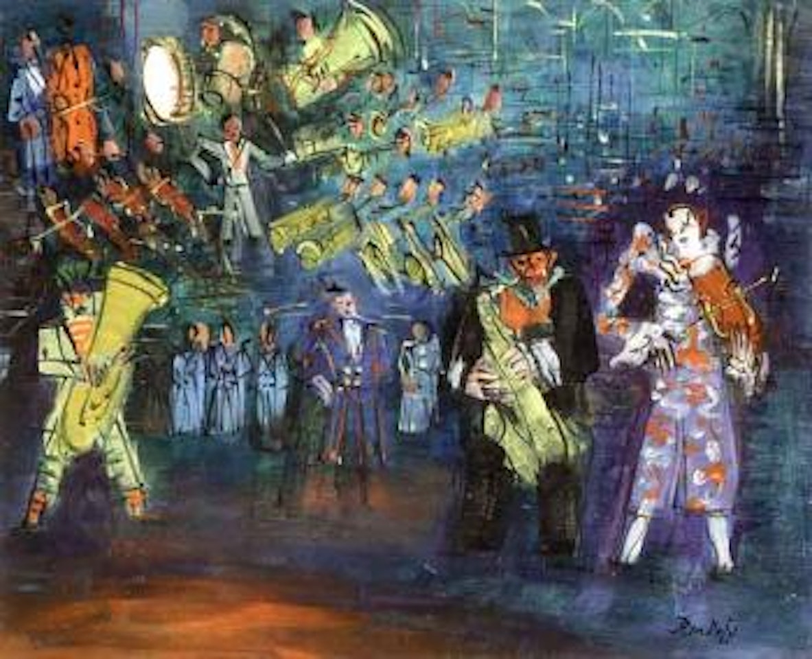 Musiciens du cirque by Jean Dufy