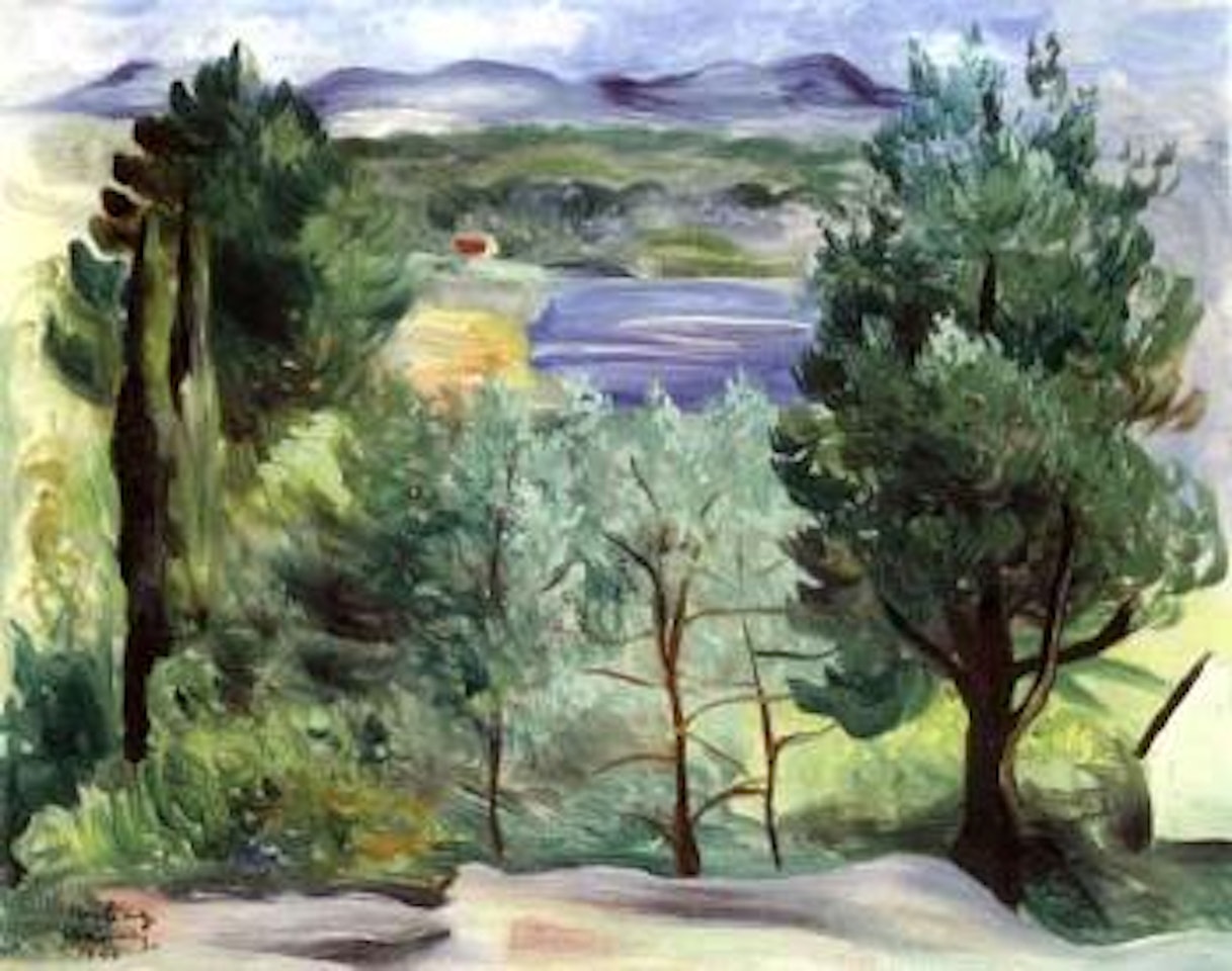 Paysage de Sanary by Moïse Kisling