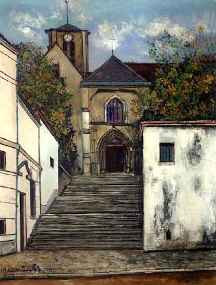 Eglise d'Ivry-sur-Seine by Maurice Utrillo