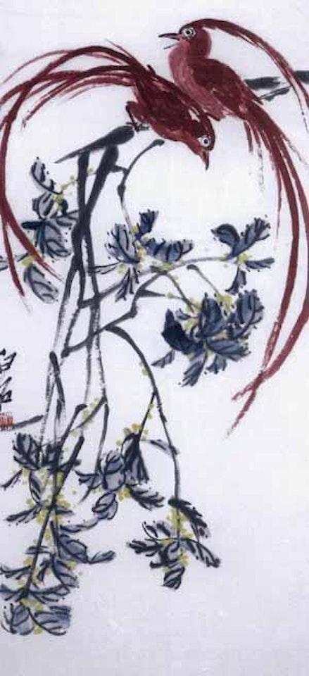 Two birds by Qi Baishi