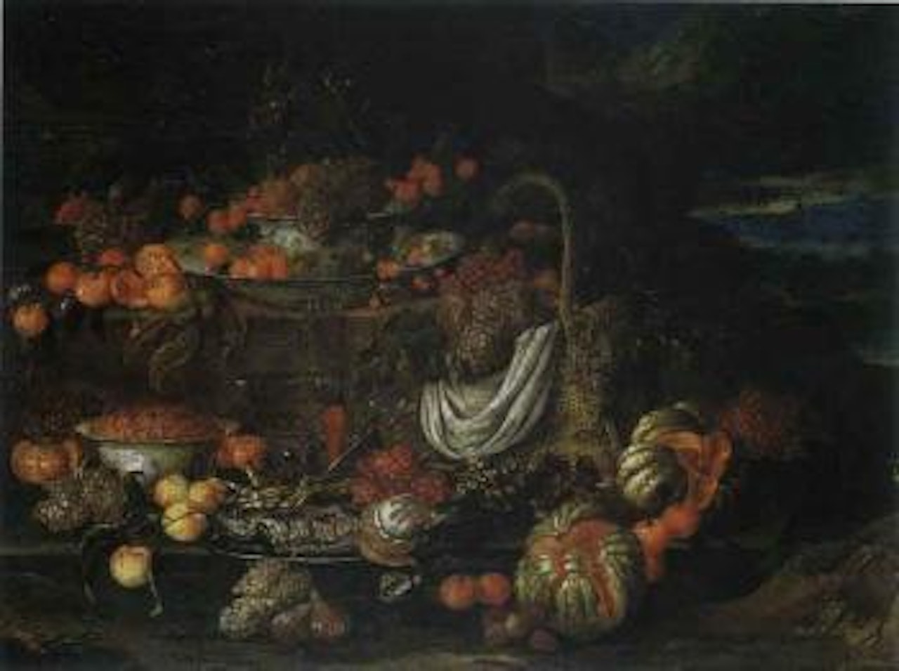 Still life of fruit by Jan Pauwel Gillemans