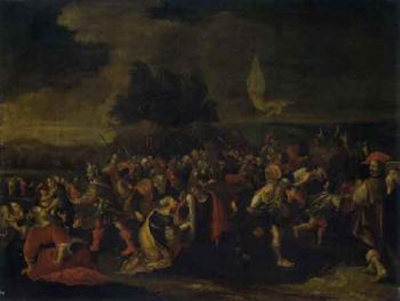 St Veronica passing cloth to Christ by Frans Francken II