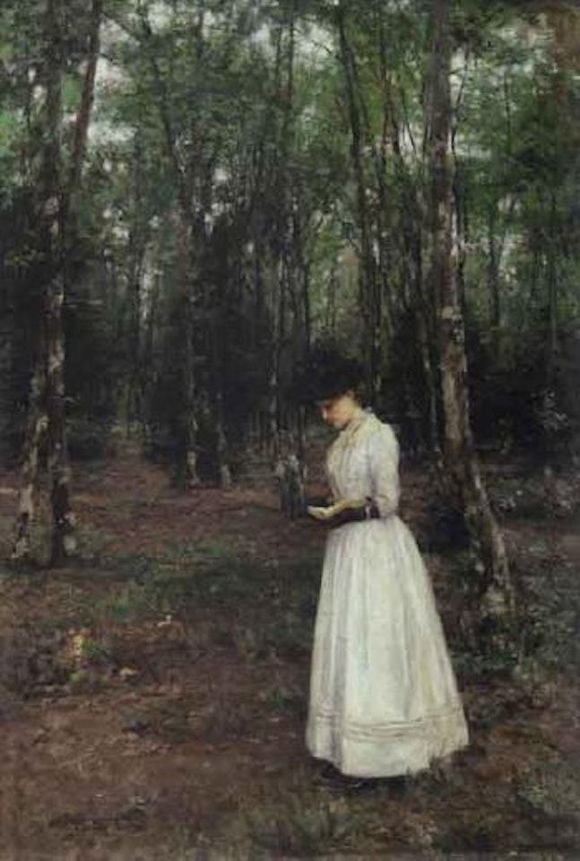 Girl reading by Alexander Koester