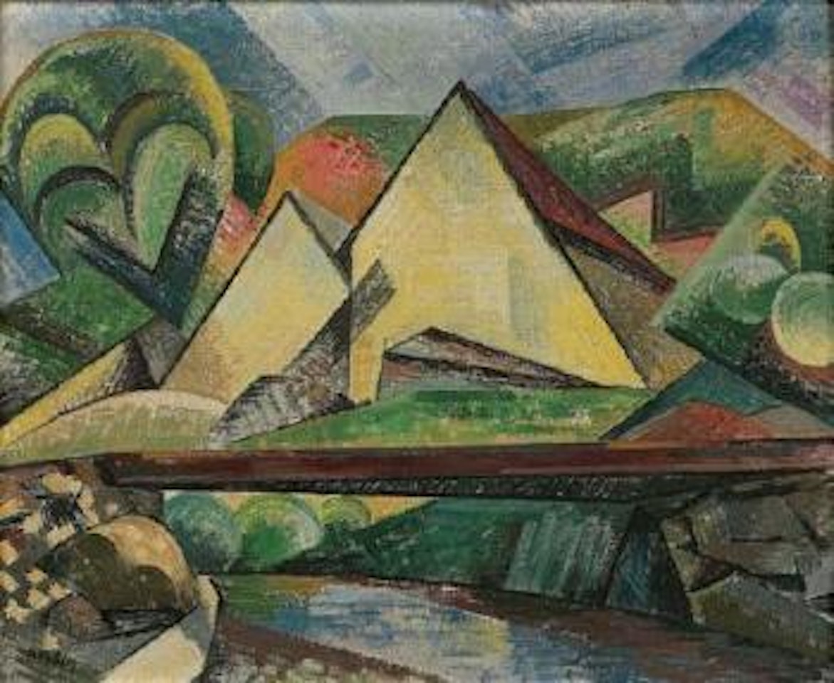 Pont a Ceret by Auguste Herbin