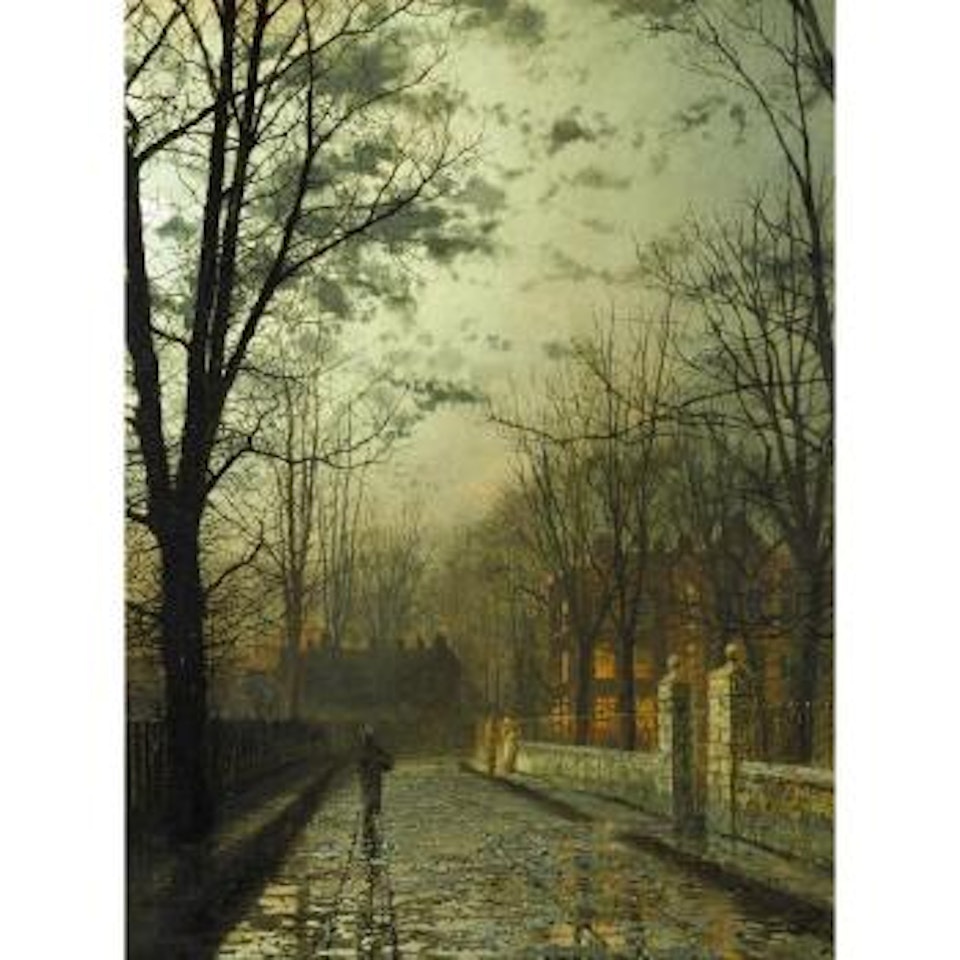 After the shower by John Atkinson Grimshaw