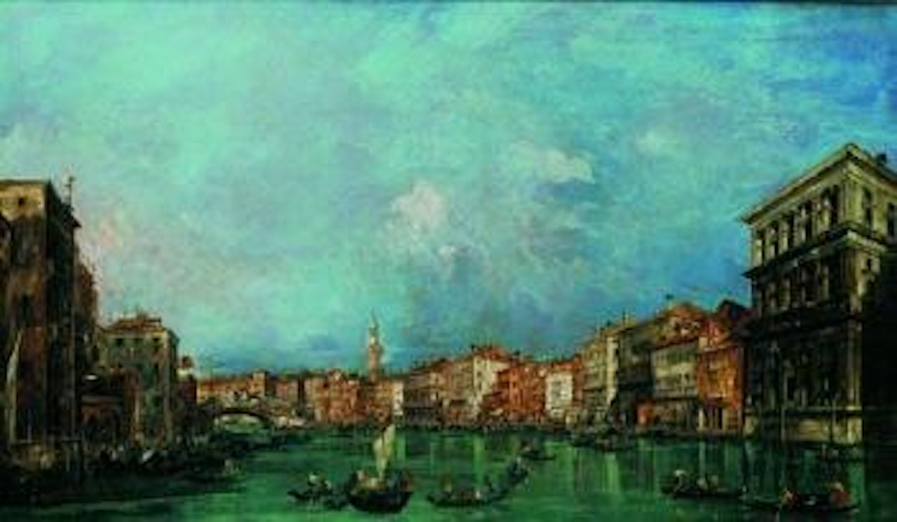 View of the Grand Canal, Venice by Francesco Guardi