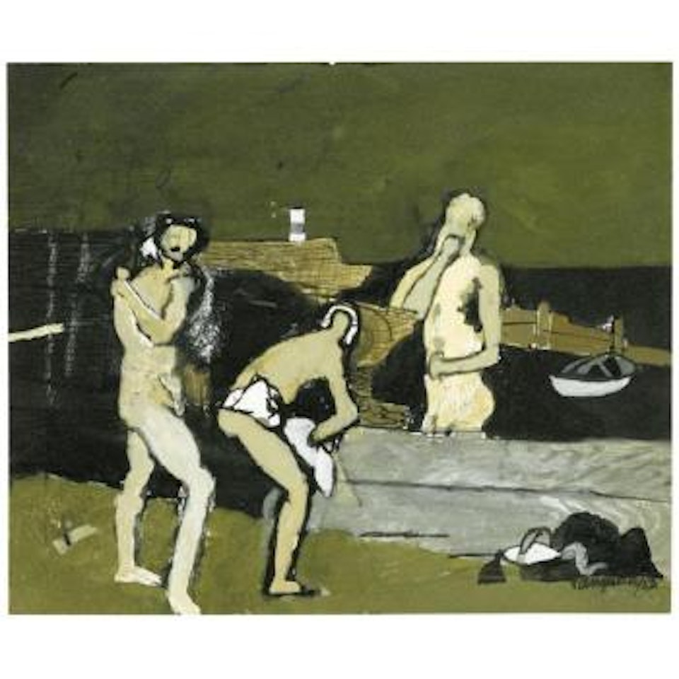 Men bathing by Keith Vaughan