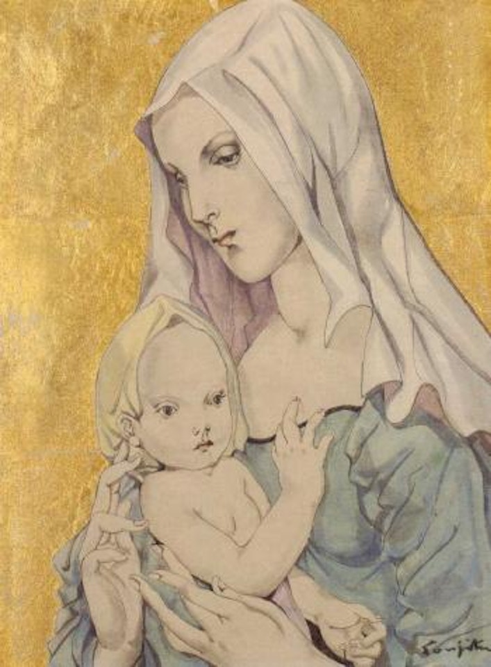 Madonna and Child by Leonard Tsuguharu Foujita