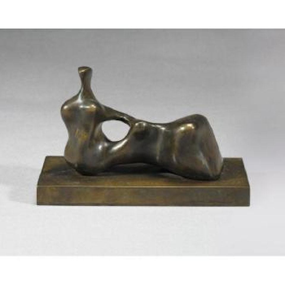 Maquette for reclining figure, hand by Henry Moore
