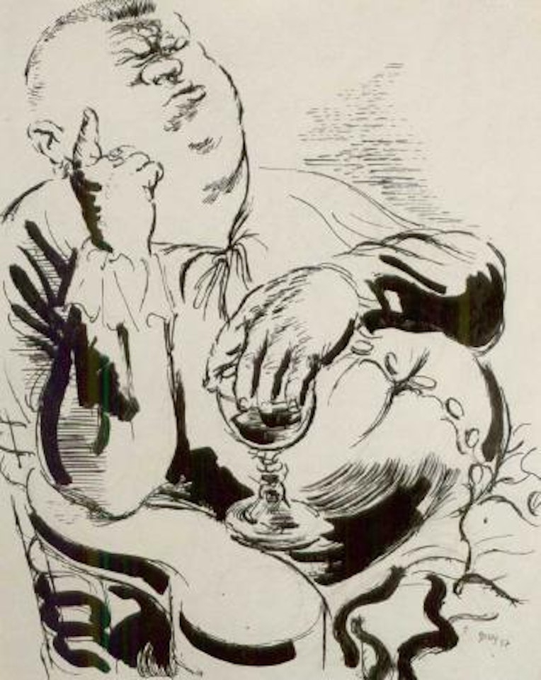 Wine is sour by George Grosz