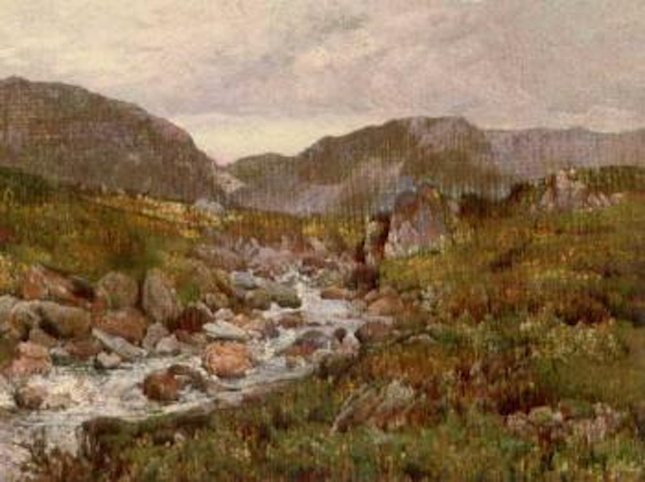 Capel Curig, North Wales by Alfred de Breanski