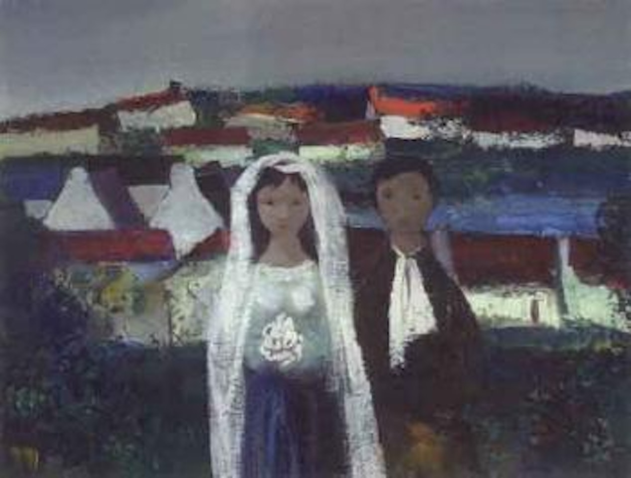 The bride and groom by Daniel O'Neill