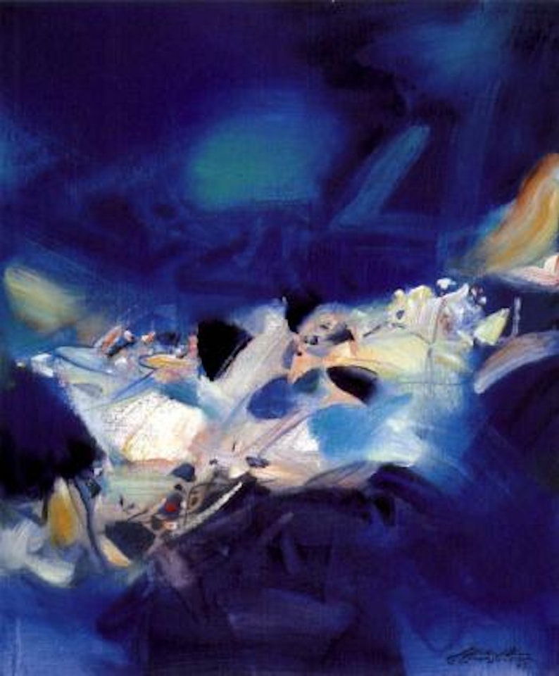 Triumph of azure by Chu Teh-Chun