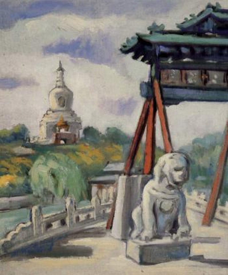 White tower in North Sea by Guan Liang