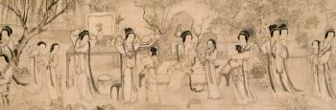 Gathering of ladies by Chinese School