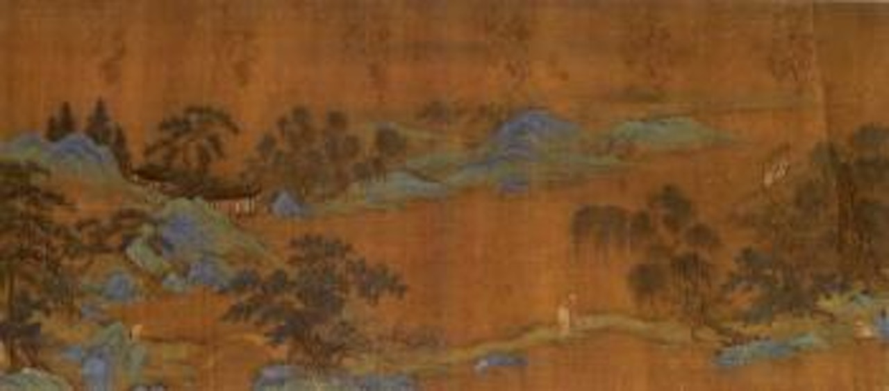 Spring landscape by Chinese School