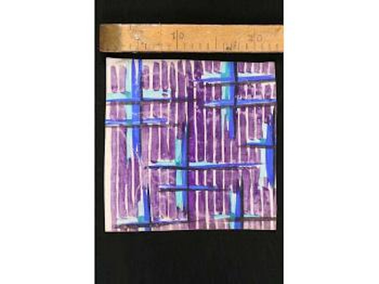 Composition bleue sur fond violet by Raoul Dufy