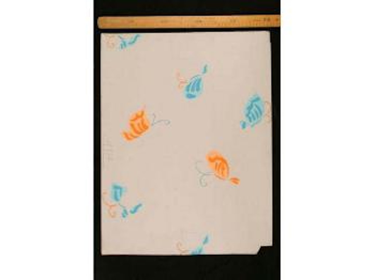 Papillons bleus et oranges by Raoul Dufy