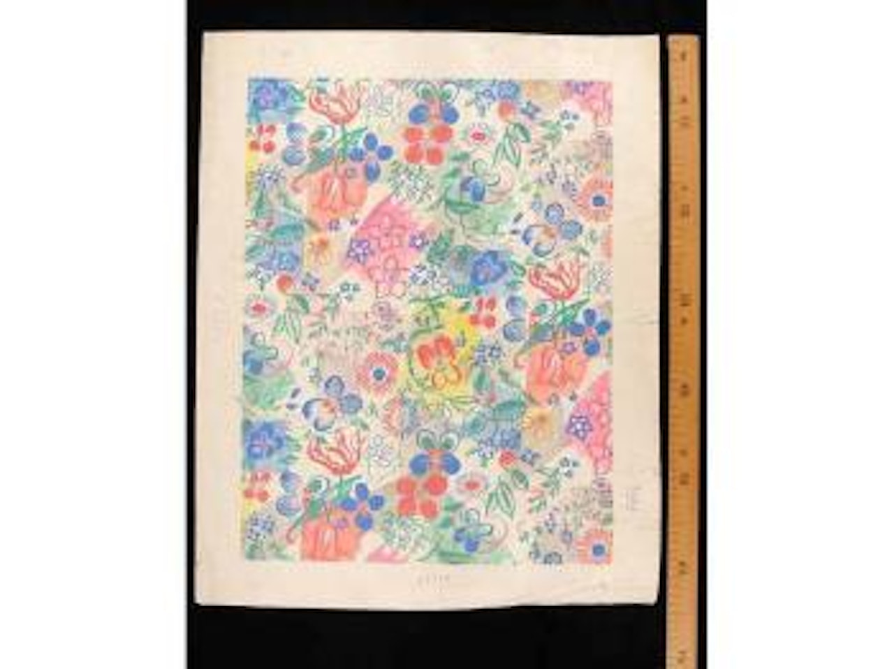 Jete de fleurs polychromes by Raoul Dufy