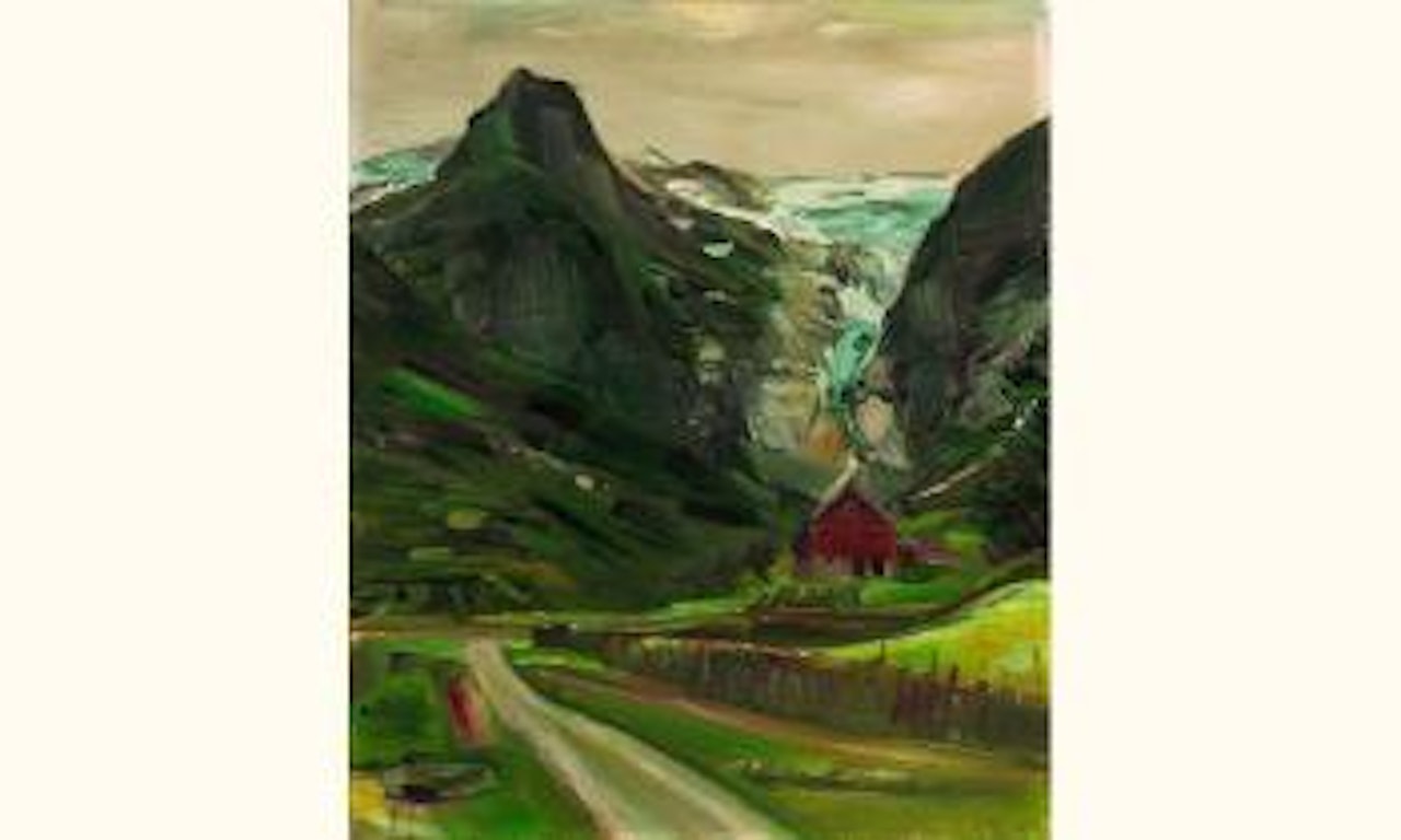 Norwegian landscape by Kurt Schwitters