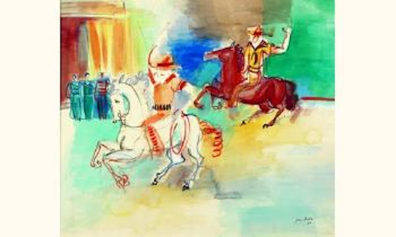Cirque, haute ecole mexicaine by Jean Dufy