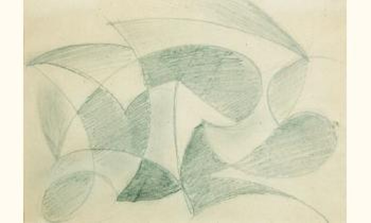 Linea di velocita e ambiente by Giacomo Balla