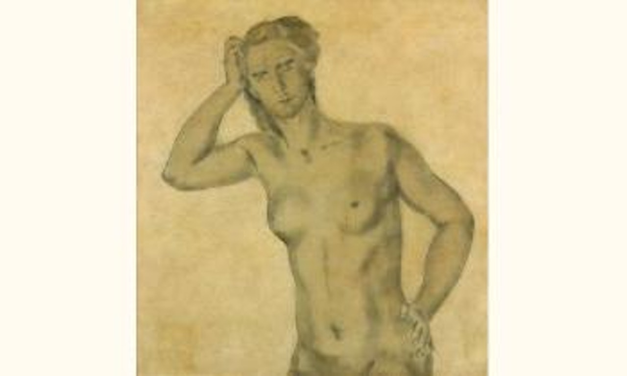 Nu de femme by Leonard Tsuguharu Foujita