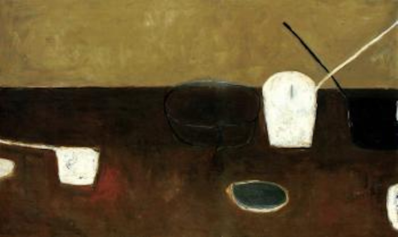 Brown still life by William Scott