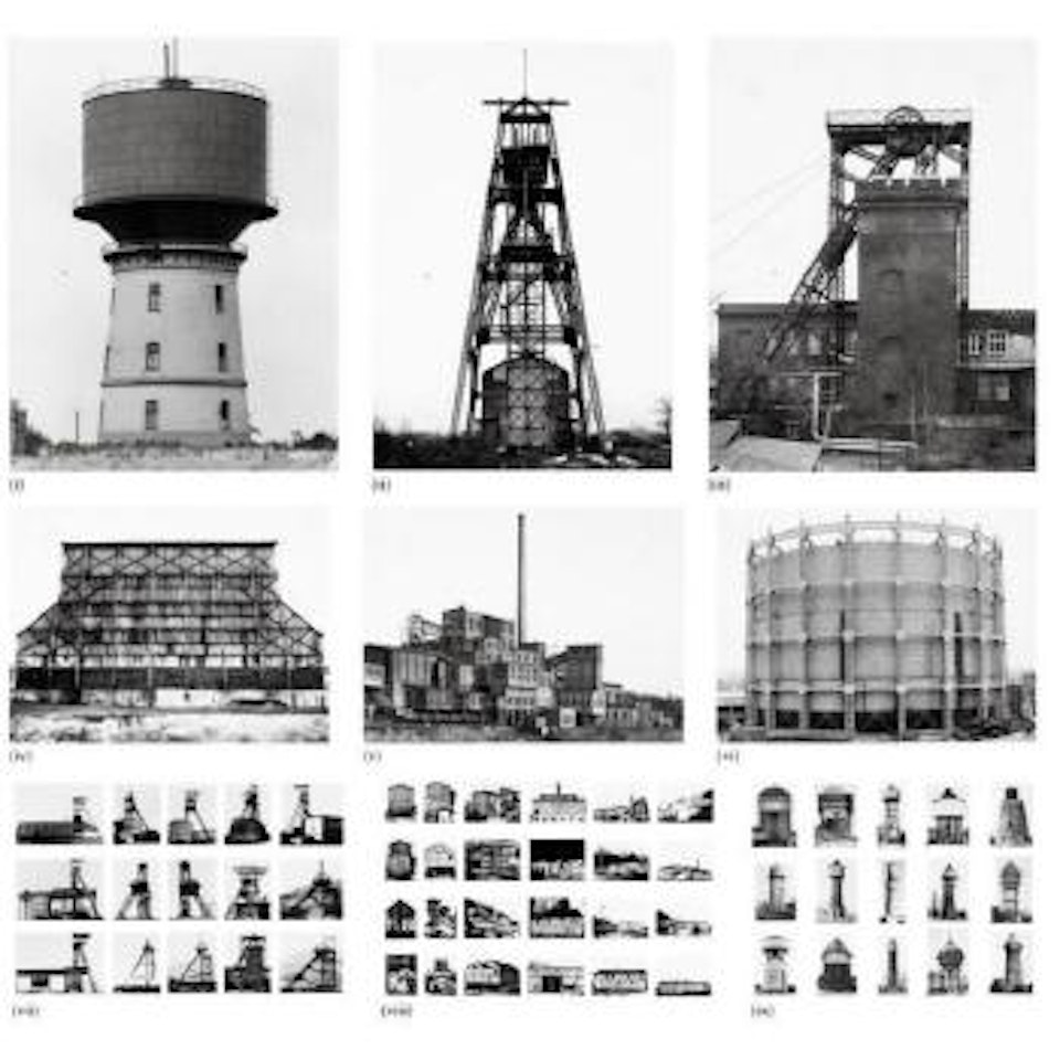 Essen, Leythe. Zeche Neu. Constantin I. Cooling tower, Iron works. Finchley by Bernd & Hilla Becher