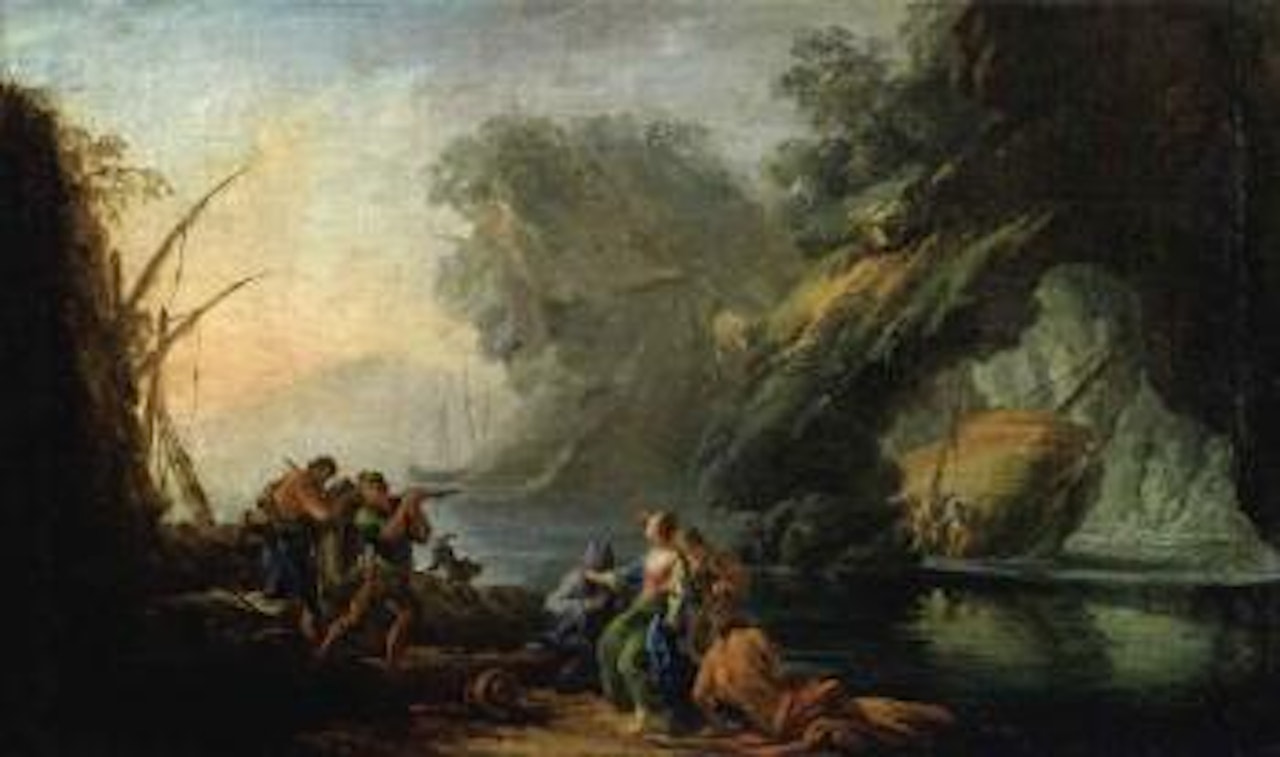 Paysage mediterraneen by Carlo Bonavia