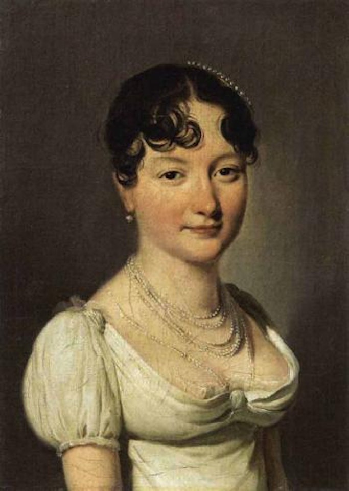 Portrait de femme au collier de perles by Louis-Leopold Boilly